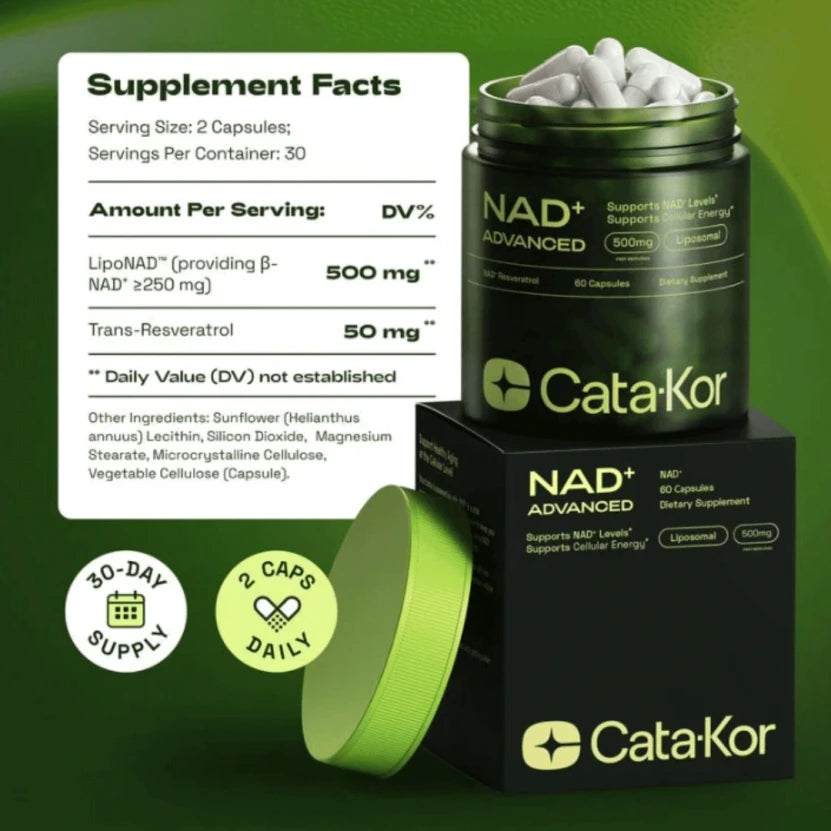 CandidBoost™ CataKor NAD+ Advanced Vitality Supplement