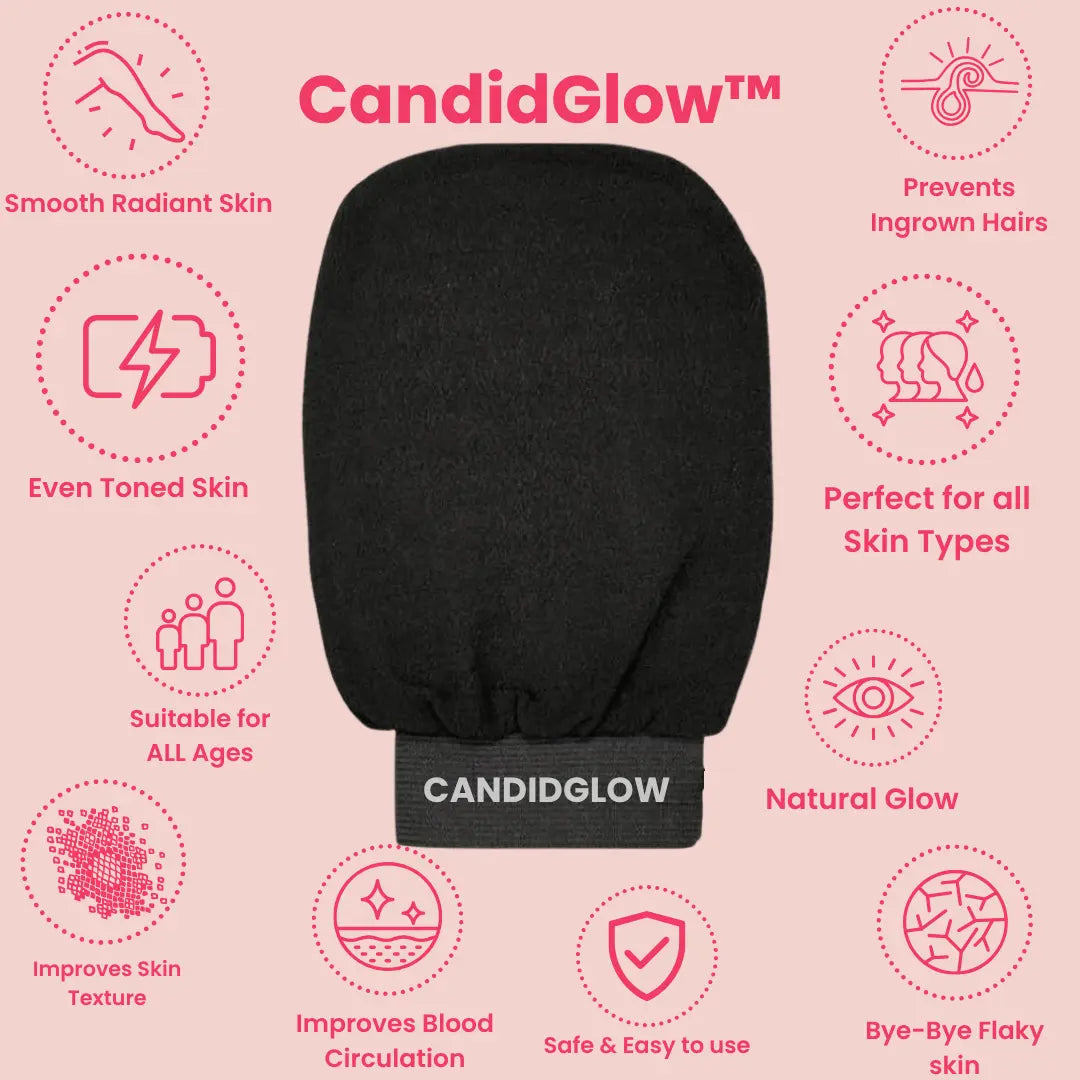 3PCS | CandidGlow™ Premium Exfoliating Body Mitt Glove